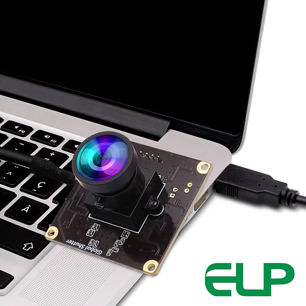 ELP USB カメラ グローバルシャッター 50fps 高速 USB 広角 Amazon.co.jp: ELP 50FPS USBカメラ グローバルシャッター 高速